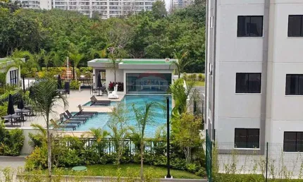 Apartamento com 2 quartos para alugar, 48 m² por R$ 2.800/mês - Living Parque Jardim - Barra Olímpica - Rio de Janeiro/RJ.