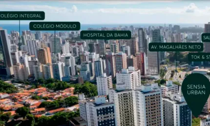 Apartamento 2 quartos suite e varanda  no stiep ao lado do shopping salvador