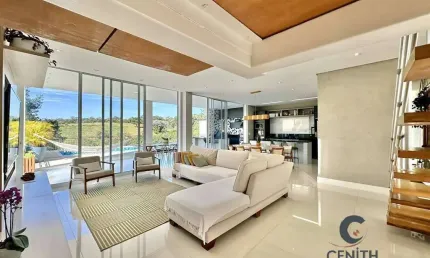 Casa Moderna com 03 suítes, Piscina, Gourmet no Condomínio Vintage