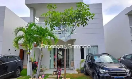 Casa em condomínio fechado com 4 quartos à venda na Rua Edgar B Franco, Miragem, Lauro de Freitas, 152 m2 por R$ 790.000