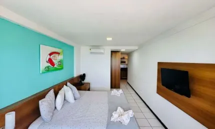 Flat com Vista Mar em Ponta Negra Disponível para Venda!