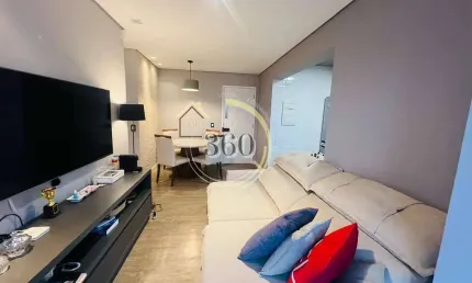 Apartamento no Tatuapé em andar alto com 2 dormitórios varanda gourmet e 2 vagas fixas