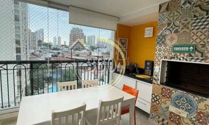 Oportunidade! Apartamento à venda no Tatuapé com 95m² 3 dormitórios sendo 1 suíte e 2 vagas