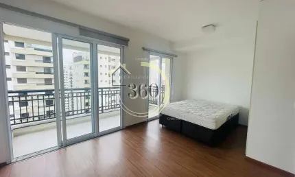 Apartamento mobiliado com 1 dormitório e 1 vaga para locação no Jardim Anália Franco