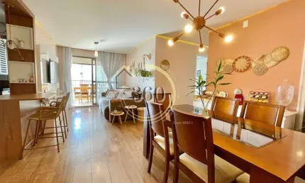Apartamento para locação no Tatuapé em andar alto com 3 suítes e 2 vagas