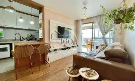 Apartamento para locação no Tatuapé em andar alto com 3 suítes e 2 vagas