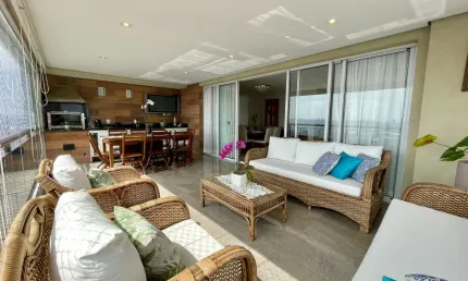 Apartamento com 196m² 3 suítes e 3 vagas em andar alto e com vista livre no tatuapé