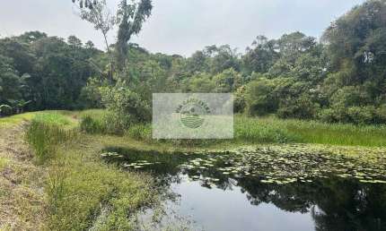 Terreno rural com 92.000 m², escriturado, com lagos, nascente, no bairro Vila Nova