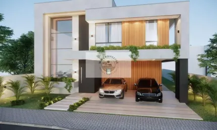 Residencia alto padrão, em condominio fechado, 4 suites, em construção, com piscina