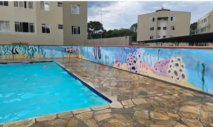 Apartamento térreo com 3 quartos no Nova Europa, Araucária PR | R  240.000,00