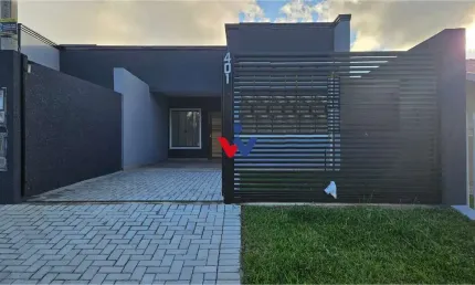 Casa com 3 dormitórios à venda, 67 m  por R  470.000,00 - Costeira - Araucária PR