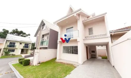 Sobrado com 3 dormitórios à venda, 155 m  por r  730.000,00 - cachoeira - curitiba pr