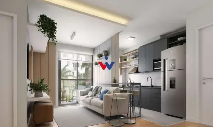 Apartamento com 2 dormitórios à venda,48.70 m , hauer, curitiba - pr