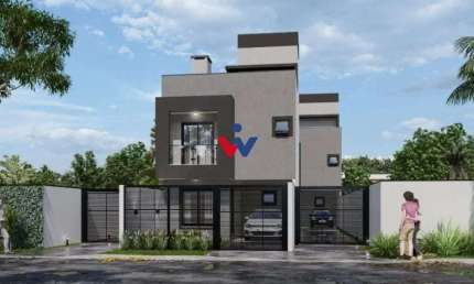 Sobrado com 3 dormitórios à venda, 117 m  por R  619.000,00 - Xaxim - Curitiba PR