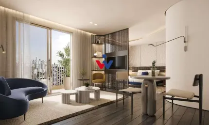 Apartamento com 2 dormitórios à venda,49.19 m , Centro, CURITIBA - PR