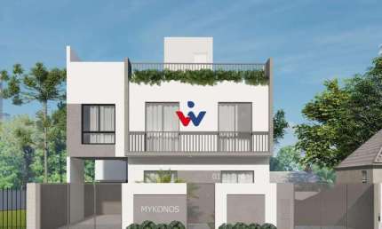 Prontos para Morar  Sobrados com Terraço e 3 Quartos no Xaxim.  627.000,00