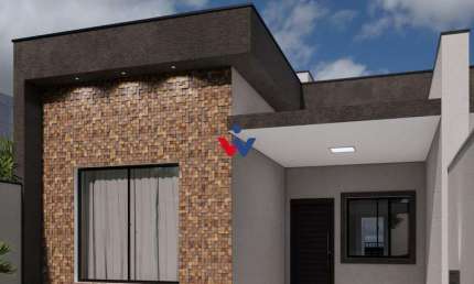 Casa nova, com 03 quartos  1 suíte  92m  terreno de 234m  em Araucária
