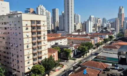 Exclusividade no Coração do Gonzaga – 173m², 4 Dormitórios + Dep., 2 Suítes, 2 Vagas e Vista Livre de 180°