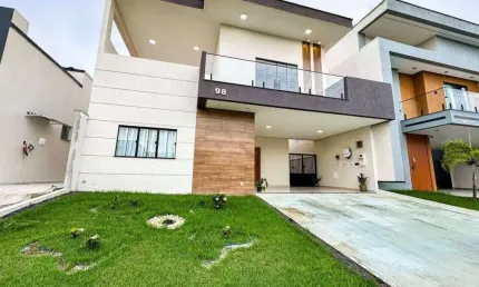 Casa Duplex com 4 suítes no Morada dos Pássaros com quintal e com o menor preço do condomínio.
