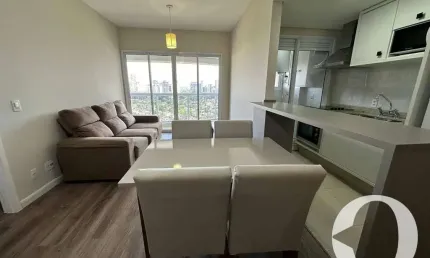 Apartamento com 1 dormitório para alugar, 50 m² por R$ 5.900,00/mês - Melville Empresarial II - Barueri/SP