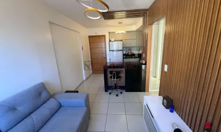 Apartamento em Ceilândia, 1 Quarto, Mobiliado, Closet, Garagem Coberta