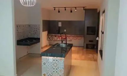 Casa moderna, 2 quartos, piso porcelanato, Laje, Área Gourmet - D94