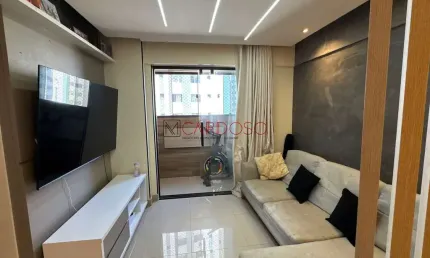 Apartamento 02 quartos com varanda, suite, reformado, aceita financiamento e FGTS, san lorenzo