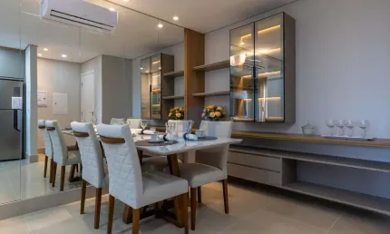 Apartamento Novo na Região da Vila A, 1 Suíte e 1 Quarto!