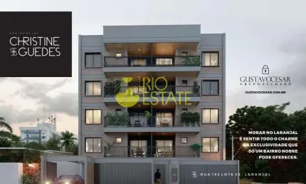 Excelente cobertura 02 quartos com suíte no Laranjal- Residencial Christine Guedes