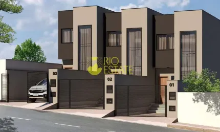 Casa NOVA 2 quartos (SUÍTES), 78m2, Bairro de Fátima -- Volta Redonda/RJ