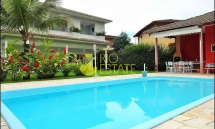 Casa com 7 dormitórios à venda, 398 m²,  Frade (Cunhambebe) - Angra dos Reis/RJ