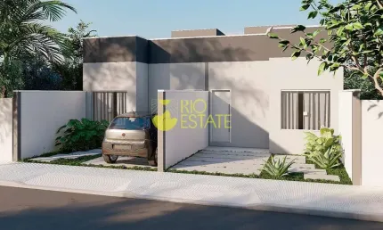 Casa nova à venda, 2 quartos, 65m2, vista alegre - barra mansa/rj