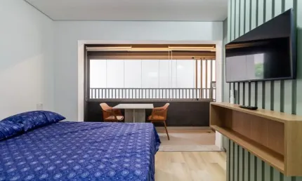 Studio mobiliado a poucos passos da avenida paulista e do metrô