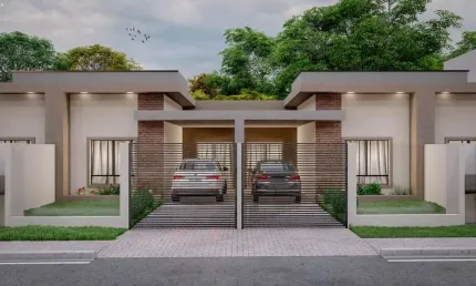 Casa 2 dormitórios para Venda em Araucária, Fazenda Velha, 2 dormitórios, 1 banheiro, 1 vaga