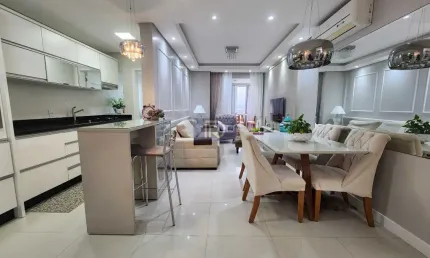 Apartamento com 03 Dormitórios sendo 01 Suíte em Barreiros/ São José, SC