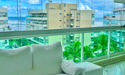 Apartamento vista para o mar a venda em riviera de são lourenço