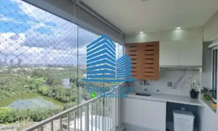 Apartamento para locação de alto padrão em Alphaville Empresarial: 2 quartos, 2 suítes, 2 salas, 1 banheiro e 69m².