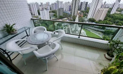 Edf Alameda Casa Forte a/alto 208m 4 suítes varandão nascente armários lazer completo 3 vgs
