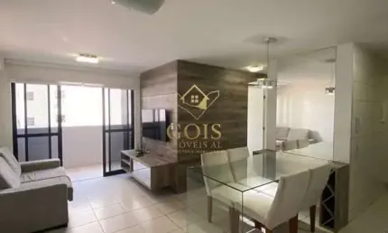 Aluguel – apartamento mobiliado 2 quartos na ponta verde – edf. monte humanari