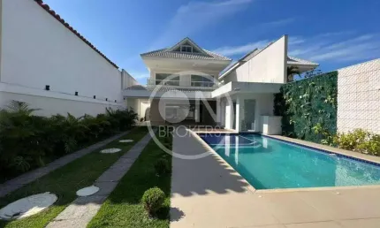 Casa em condomínio fechado com 4 quartos à venda na Rua Mário Albuquerque, Barra da Tijuca, Rio de Janeiro