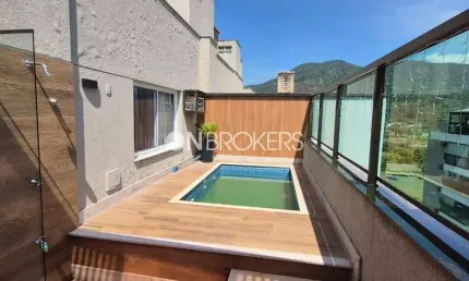 Recreio dos bandeirantes | cobertura 3 quartos, sendo 1 suite