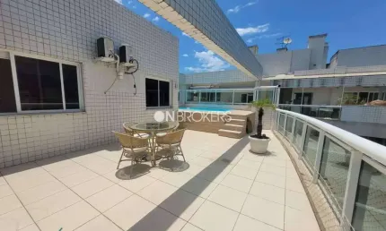 Recreio dos bandeirantes | cobertura 3 quartos, sendo 1 suite