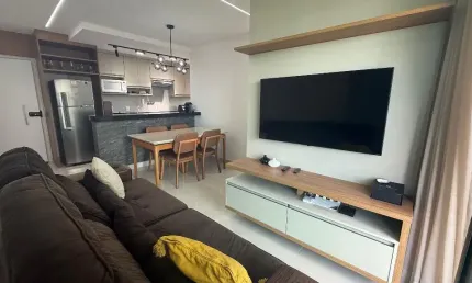 Apartamento Mobiliado 2/4 (59 m²) para Alugar – Condomínio Orquidário, Parque Bela Vista – R$ 5.000/mês (taxas incluídas)