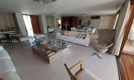 Casa para Locação em Lauro de Freitas, Vilas do Atlântico, 5 dormitórios, 5 suítes, 7 banheiros
