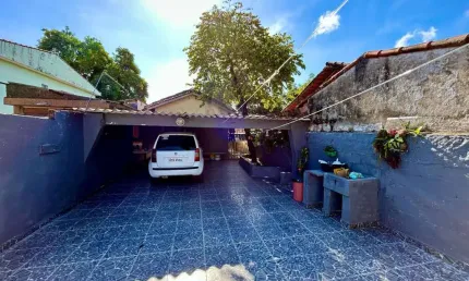 Casa para venda em itanhaém, jardim das palmeiras, 2 dormitórios, 2 banheiros, 4 vagas