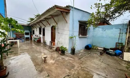 Casa para venda em itanhaém, suarão, 2 dormitórios, 1 banheiro, 1 vaga