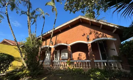 Casa alto padrão para venda em peruíbe, nova peruibe, 3 dormitórios, 1 suíte, 2 banheiros, 8 vagas