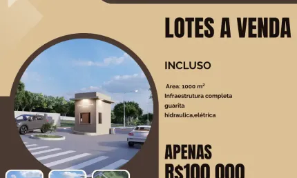 Terrenos para chácaras de mil metros no interior de São Paulo