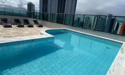 Flat mobiliado em localização privilegiada – a apenas 4 minutos a pé do Shopping Recife