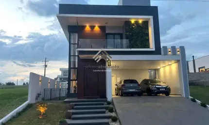 Casa de condomínio à venda, no condomínio real park,  em santa maria, tomazetti, com 3 quartos, 163,00m²